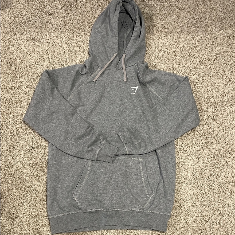 GYMSHARK Gray Hoodie for Men